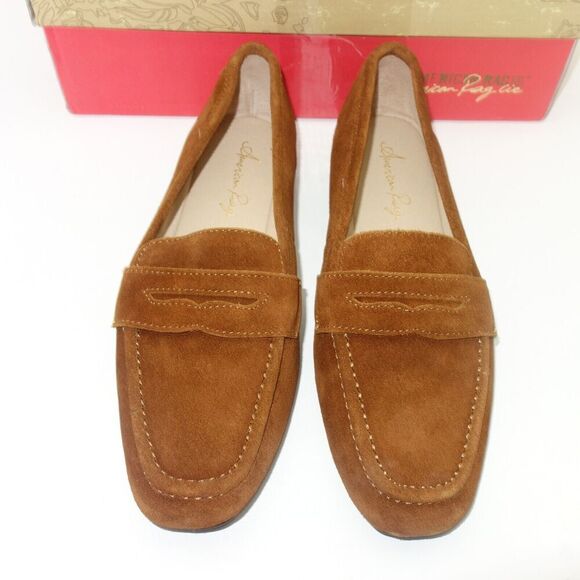 NEW American Rag Women's Cammiel Cognac Brown Loafers Flats Size 6 - Picture 3 of 8